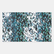 Pretty Sparkly Customized Gifts Rectangular Sticker