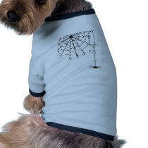 PRETTY spiderweb Doggie Tee Shirt