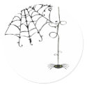 PRETTY spiderweb stickers