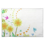 Pretty Spring Flowers placemats