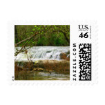 Pretty Spring Waterfall Postage Stamp