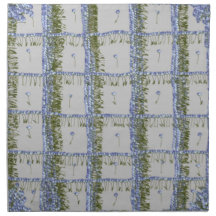 Pretty Squares. Cloth Napkin