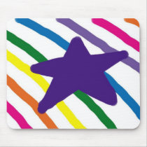 Pretty Star and Stripes mousepads