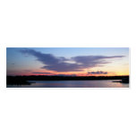Pretty Sunset Bookmark Business Card Template