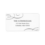 Pretty Swirls Address Labels labels