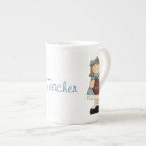 Pretty Teacher's China Mug mugs