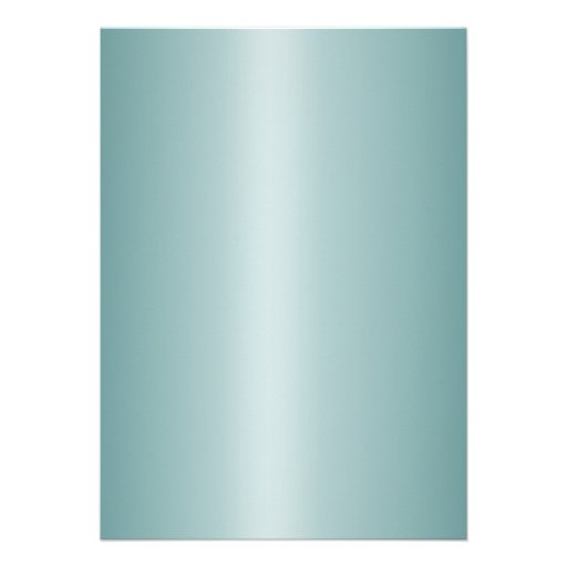 Pretty Teal Blue Bridal Shower Invitation