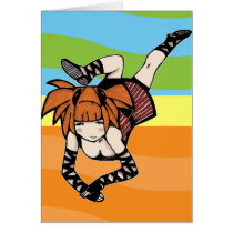 Pretty Teenage Girl Card