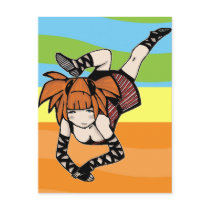 Pretty Teenage Girl Post Card