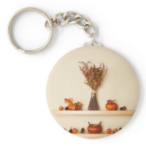 Pretty Thanksgiving Seasonal Decorations Key Chain