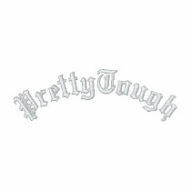 Pretty Tough Embroidered Hoodie embroidered shirts