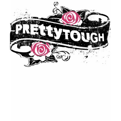 Pretty Tough Tattoo Banner Tee Shirts by prettytough For Pretty Tough girls