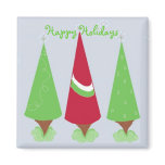 Pretty Trees Refrigerator Magnet