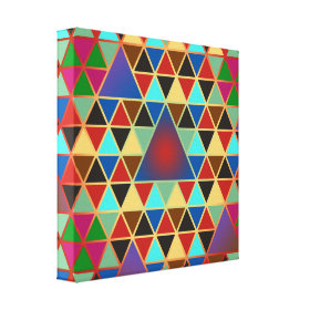 Pretty Triangle pattern III   your ideas Stretched Canvas Prints