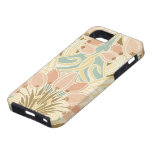 pretty tulips art nouveau floral pattern iPhone 5 cases