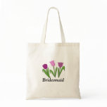 Pretty Tulips - Bridesmaid Tote Bags