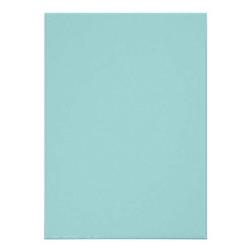 Pretty Turquoise Bridal Shower Invitation