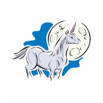 pretty unicorn and full moon t-shirts by doonidesigns pretty unicorn and full moon t-shirts