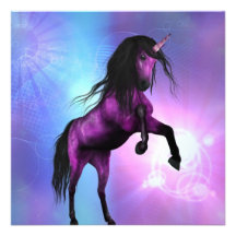Pretty Unicorn Invitation