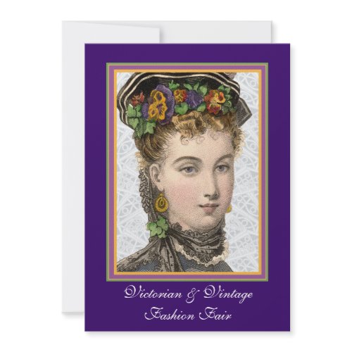 Vintage Beauty Invitations – Victorian Era Vintage Beauty Invitations – Victorian Era