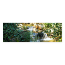 Pretty Waterfall Bookmark Business Card Templates