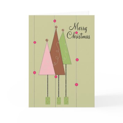 Pretty Whimsical Trees Greeting Card by seashell2