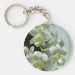 Pretty white blur key chains