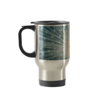 Pretty White Peacock Mug