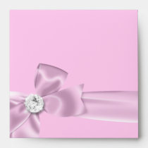 Pretty White Pink Bow Diamond Images envelopes