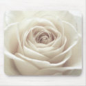 Pretty white rose mousepads by CreativelyCME Pretty white rose mousepads