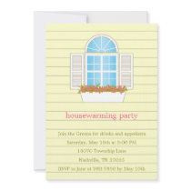 Pretty Window Housewarming Party Invitation
