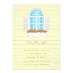 Pretty Window Moving Announcement invitations