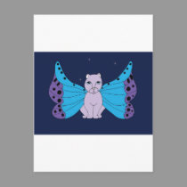 Pretty Wings Color postcards