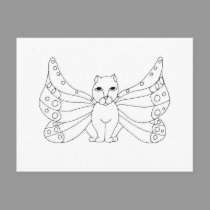 Pretty Wings postcards