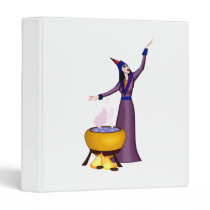 Pretty witch casting spell binders