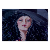 Pretty witch close up cards