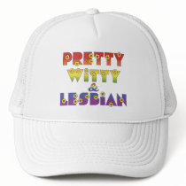Pretty Witty Lesbian hats by Errant Pretty Witty Lesbian hats