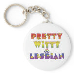 Pretty Witty Lesbian Key Chains