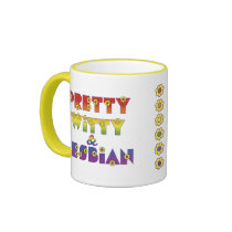 Pretty Witty Lesbian mugs