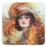 Pretty Woman Flapper Fashion 1920s Sticker