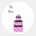 Pretty Wrapped Pink Packages Stickers