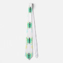 Pretty Yellow And Green Butterfly Neck Tie