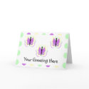 Pretty Yellow And Purple Butterfly Greeting Card by bugspot Pretty Yellow And Purple Butterfly Greeting Card