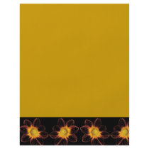 Pretty Yellow Flowers on Black Flyer Design