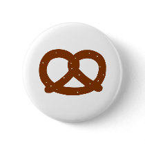 Pretzel Pinback Button