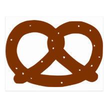 Pretzel Post Card
