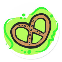 Pretzel stickers