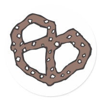 pretzel stickers by doonidesigns pretzel stickers