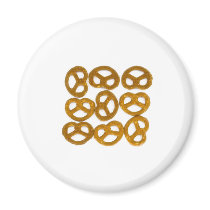 pretzels fridge magnet