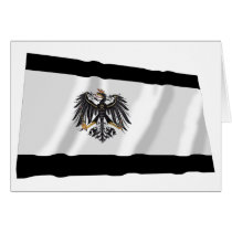 Preussen (1892-1918) Prussia Flag Greeting Card